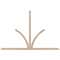 Ekena Millwork Richland Smooth Timber Gable Bracket, Douglas Fir, 108"W x 72"H x 3 1/2"D x 3 1/2"F, 16/12 Pitch GBW108X72X0404RIC00SDF - alternate 1